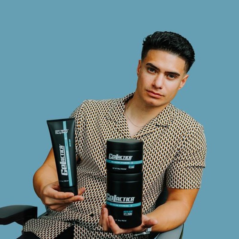 Gelactica Max Control Hair Gel for Men – Alcohol-Free, Strong Hold Styling Gel - Natural Extracts for Long-Lasting Hold and Shine, Slick Back Hair Gel 32 Oz
