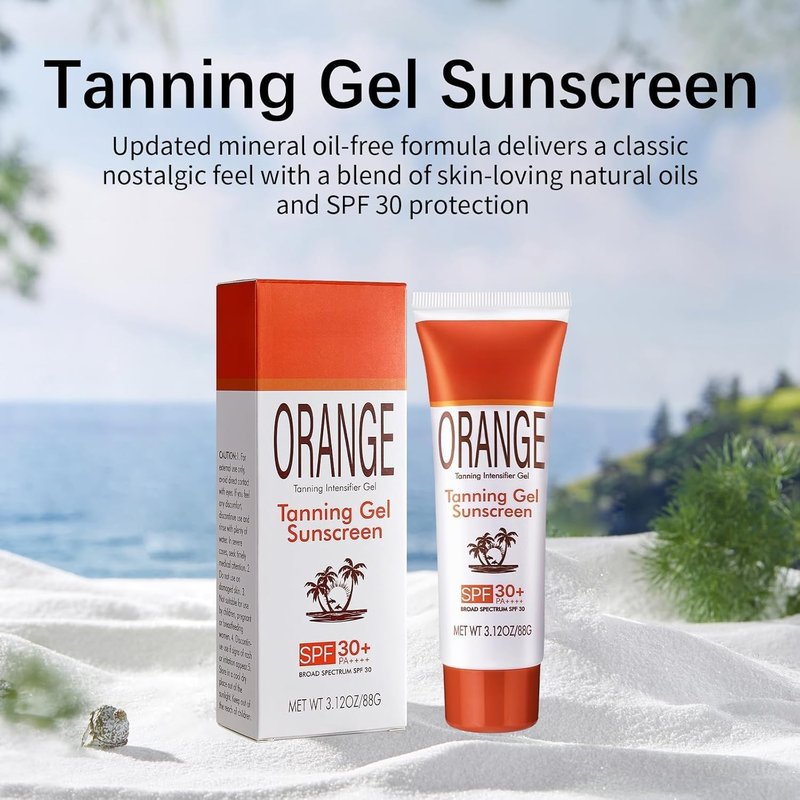 Tanning Gel - Balm-to-Oil Glow Formula with Coconut Oil & Vitamin E - Lightweight & Non-Greasy | 3.12 oz