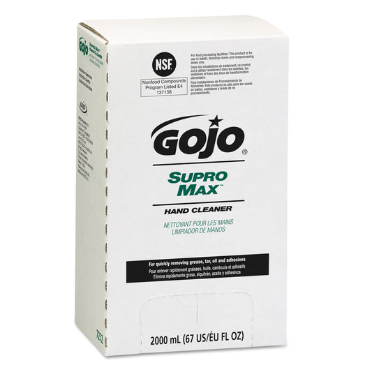 GOJO Supro Max Unscented Hand Cleaner Pouch - 2000ml | Heavy-Duty Hand Soap