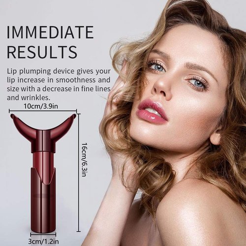 2023 New Lip augmenter for women, Lip Plumper Device Manual Lip Plumping Tool Self-Suction Natural Fuller Lips, Lip Plumping Devices (2 pcs)