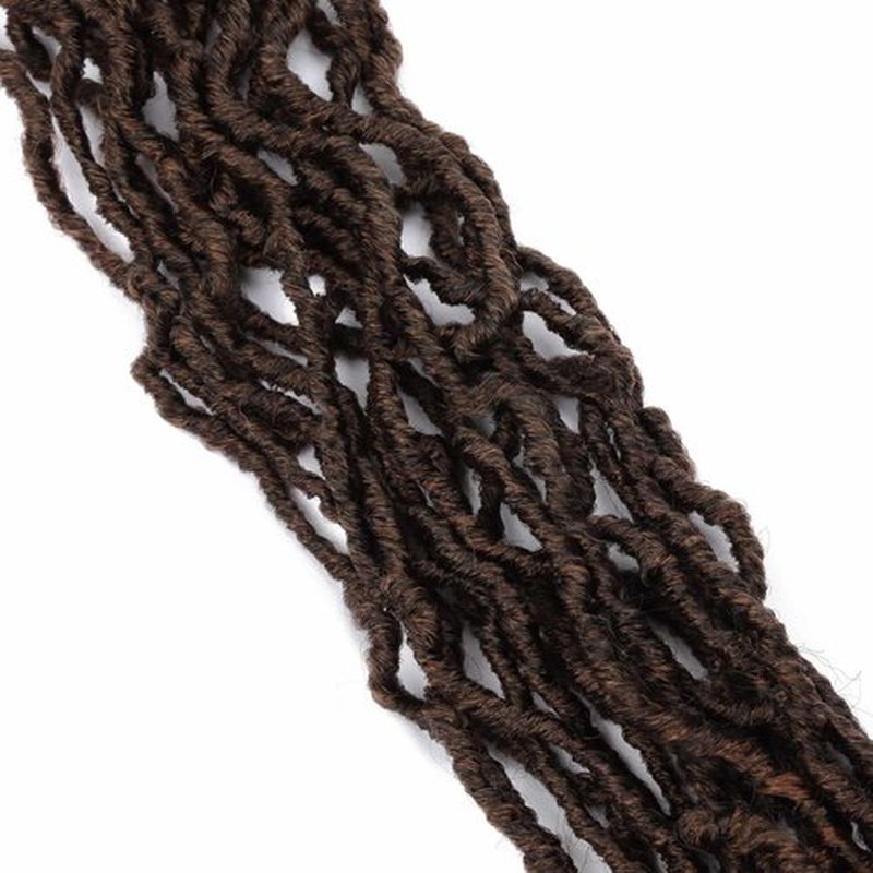 8 Packs Soft Locs 24 Inch Faux Locs Crochet Hair for Butterfly Locs Distressed Soft Locs Crochet Hair for Women (24 Inch(Pack of 8), T30)