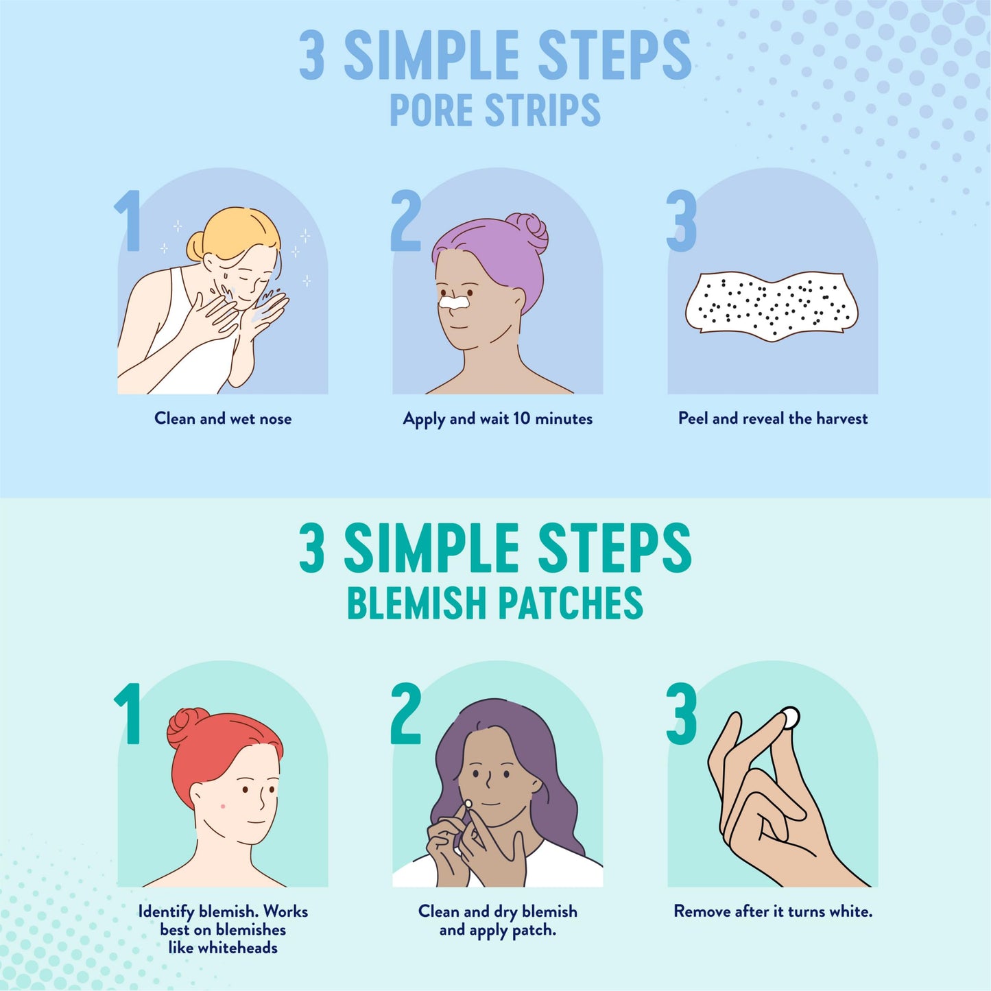 Biore Bundle of Bioré Original Blackhead Remover Strips, Deep Cleansing Nose Strips With Instant Pore Unclogging,14 Count Pimple Patches, Medical Grade Ultra-Thin Hydrocolloid, 30 count