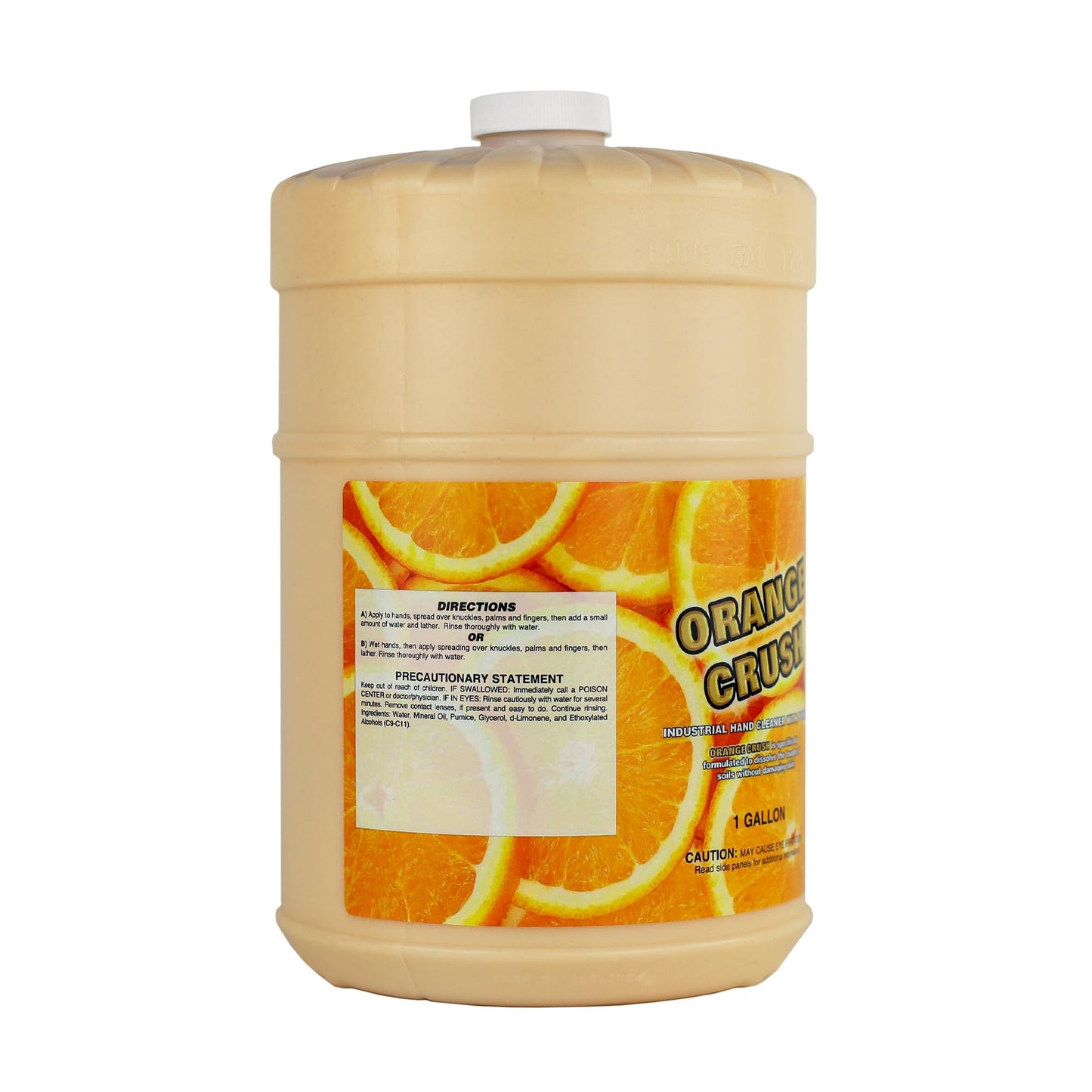 Zenex Orange Crush Hand Soap with Pumice and Skin Conditioners - Industrial Hand Cleaner | Citrus Crème Scent | Dissolve Tough Soils | Does Not Dry Out Skin | 1 Gallon (4-Pack)
