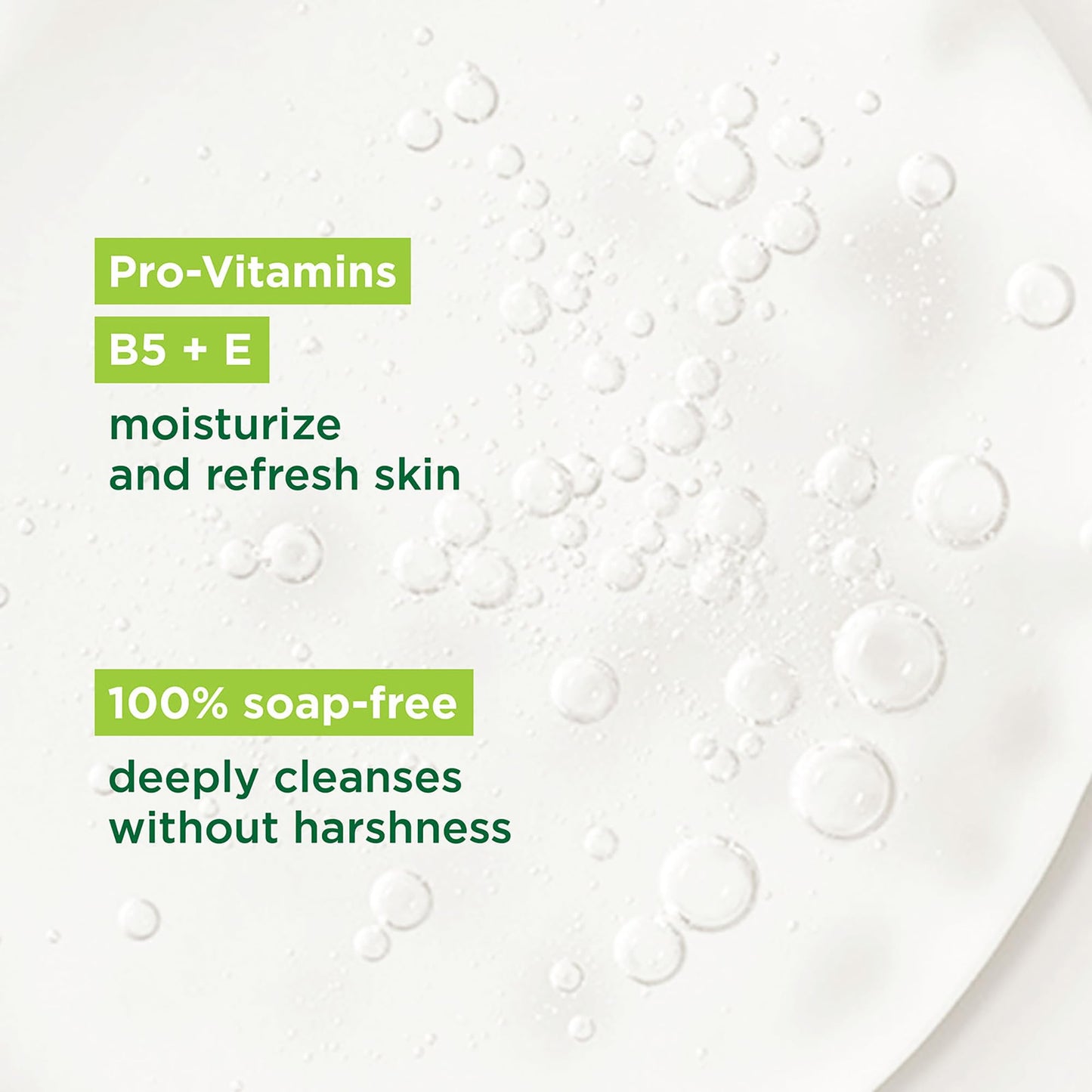 Simple Kind To Skin Refreshing Face Wash - Facial Cleanser with Vitamin B5 and E - Strengthens and Smooths Skin - Vegan, No Harsh Chemicals - 2 pc