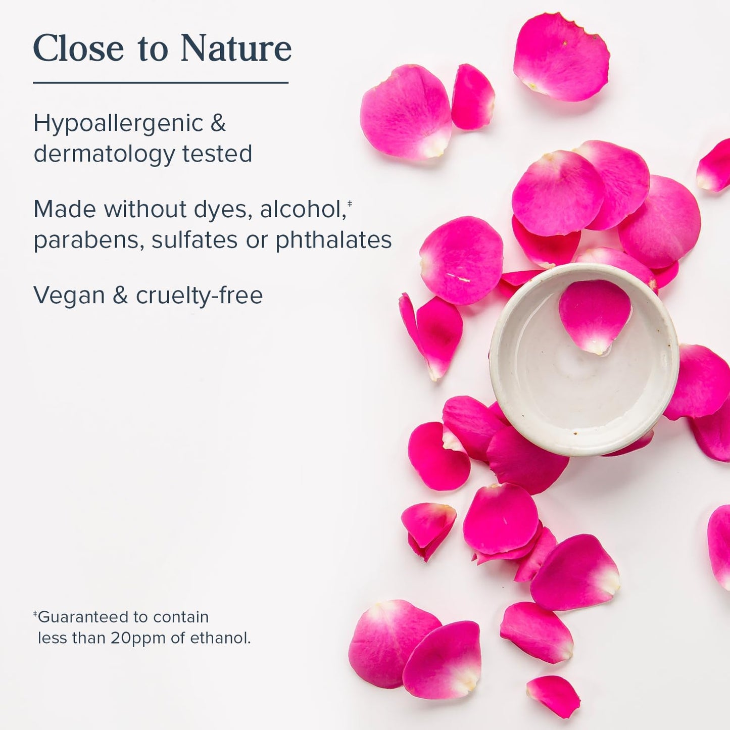 HERITAGE STORE Rosewater & Glycerin Hydrating Facial Splash - Dry Combination Skin Care - Rose Water with Vegetable Glycerine - Made w/out Dyes or Alcohol, Hypoallergenic, Vegan, 60-Day Guarantee, 4oz