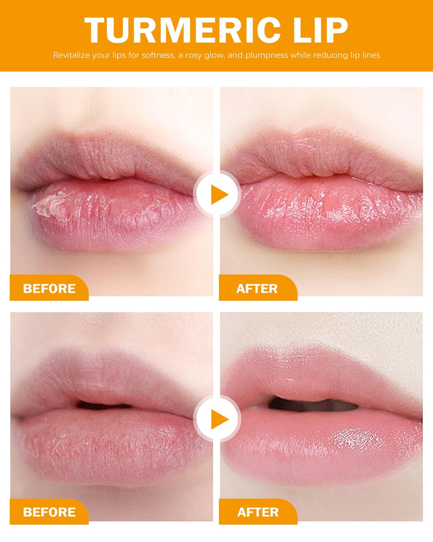 Turmeric Lemon Lip Scrub and Turmeric Lip Balm