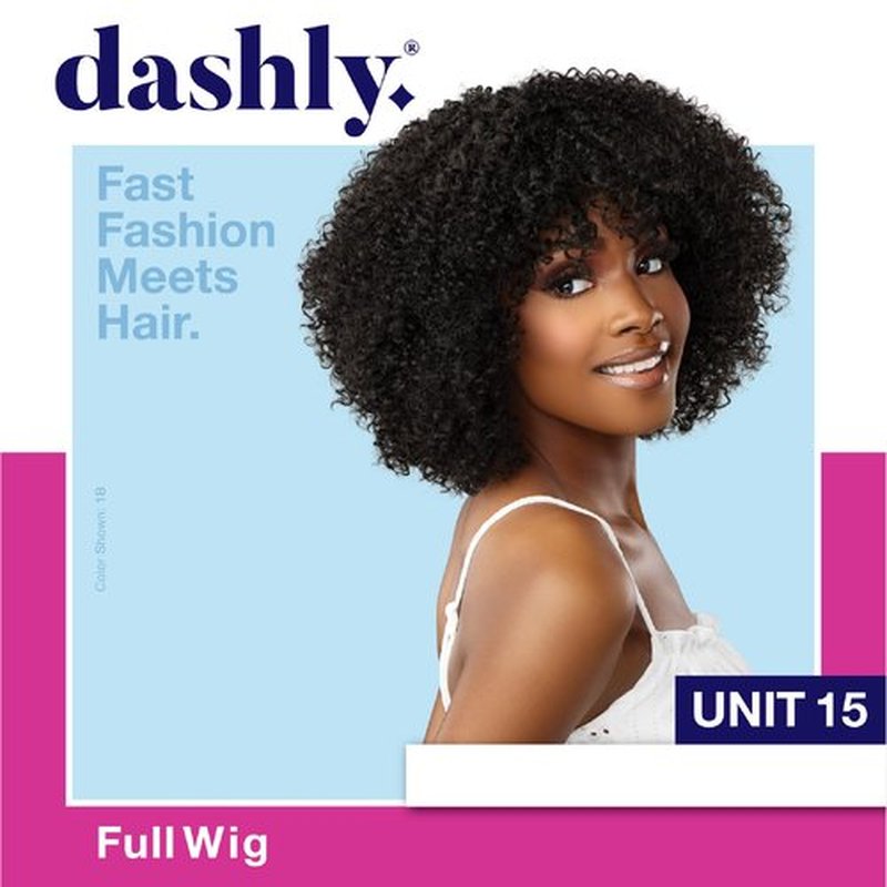 Sensationnel Dashly wig - Dashly wig 15 synthetic easy wear non lace cap heat safe wig - Dashly Wig Unit 15 (T2/30)