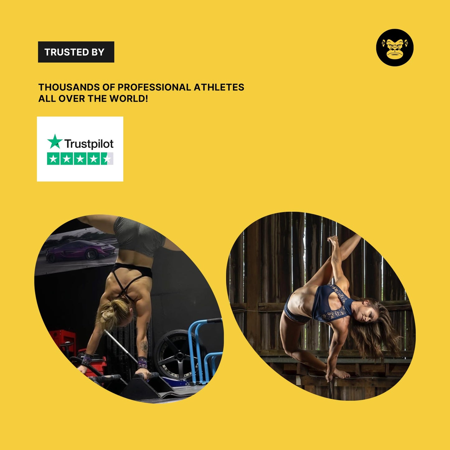 MONKEY HANDS MonkeyHands Gel Grip Pole Dance, Calisthenics, Rings, Parkour, Gymnastics, Padel, Tennis and More - High Performance - Skin Friendly, Vegan (Sticky, 50ml)
