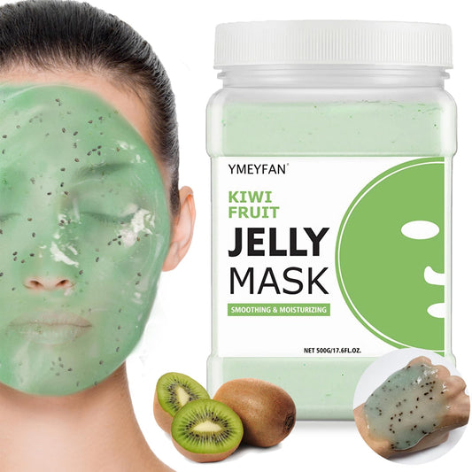 YMEYFAN Jelly Mask for Facials Professional - Kiwi Hydro Jelly Mask Powder, Moisturize & Soothing Face Skin Care for Facial Vajacial Peel Off Mask, Esthetician Supplies, Natural Ingredients Unscent