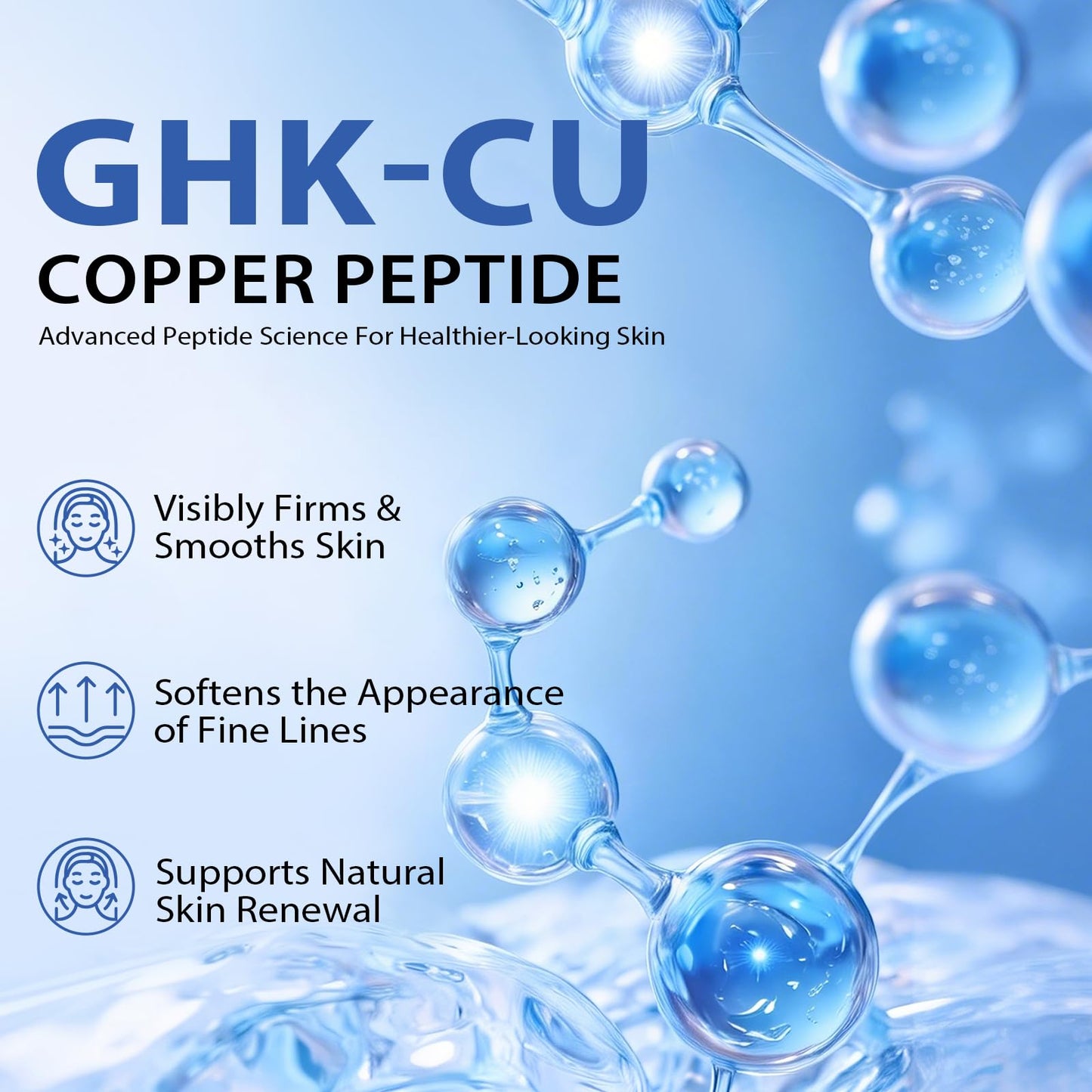 GHK-Cu Peptide Cream for Face, Blue Beef Tallow Moisturizer with Copper Peptides, Methylene Blue, Manuka Honey & Vitamin E – Anti-Aging Firming Repair, Gentle & Safe for Dry Sensitive Mature Skin