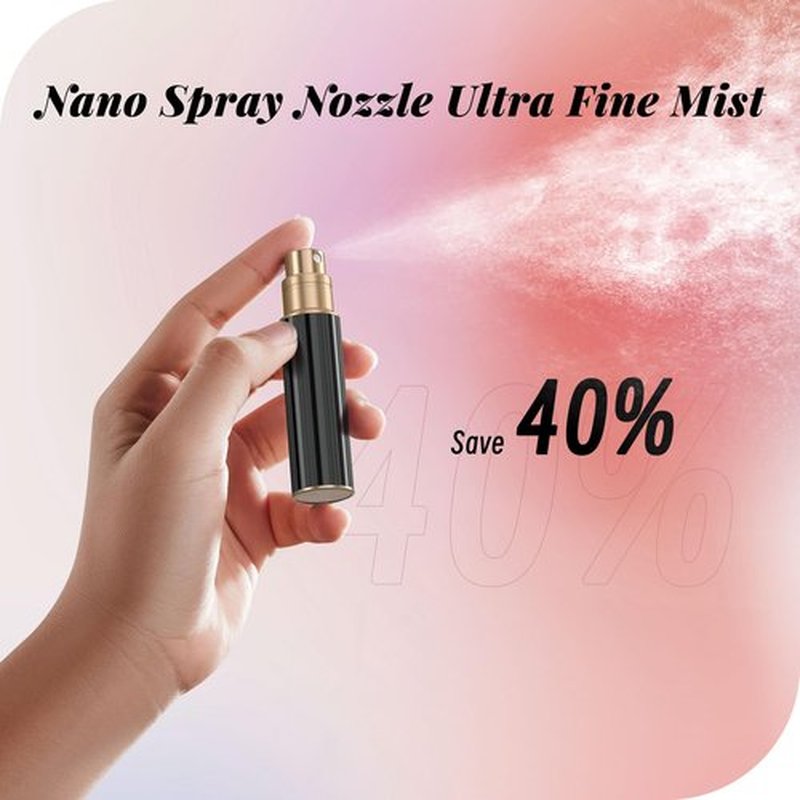YIERSO 5ml Perfume Travel Refillable Bottle,Bottom-Filling Perfumes Atomizer,Mini Cologne Dispenser, Portable Fragrances Sprayer Pocket Size Perfume Container for Women Men Cruise Trip Gift (Black)