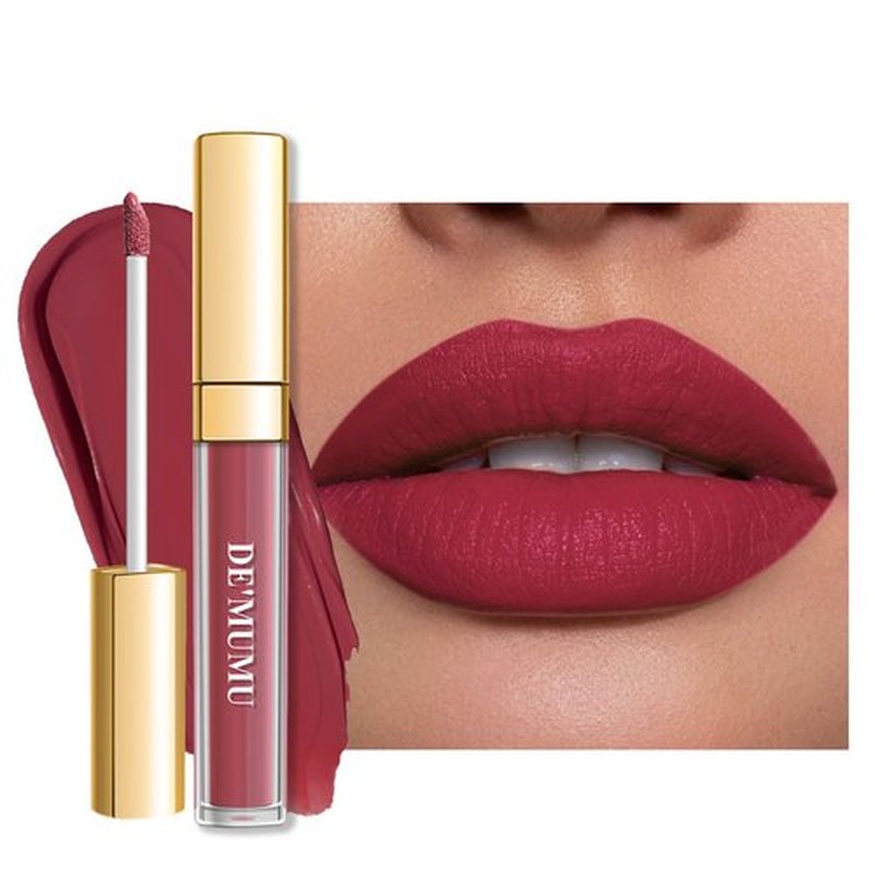 DE'MUMU Red Lipstick For Women, Color Stay Long Lasting Lipstick Smudgeproof Liquid Lipsticks, Cruelty Free Lip Color (DM16 Danger Kiss)