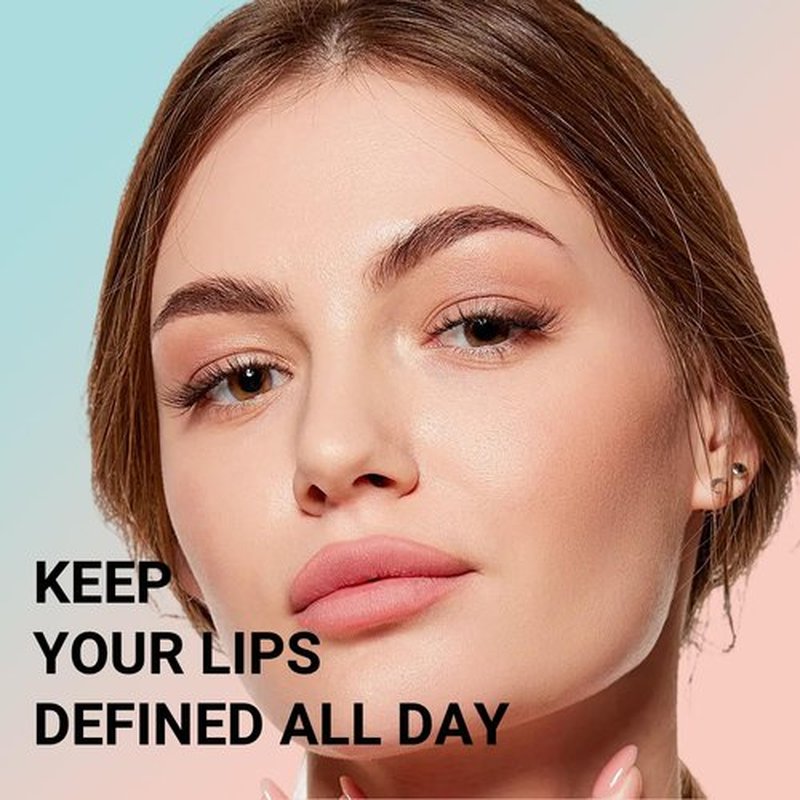 Coolord Lip Liner Lip Stain,Peel off Lip Liner Stain,Long Lasting Lip Stain Peel Off,Waterproof,Transfer-Proof, High Pigmented Color Lip Stains for Women Peel Off (01, #)