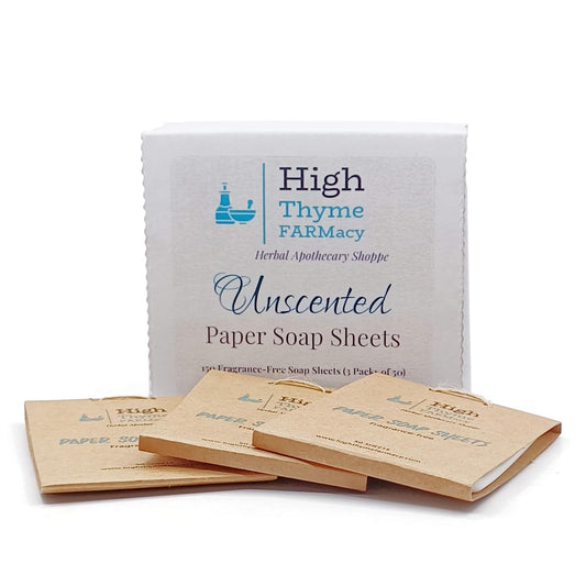 Travel Soap Sheets - Portable Paper Soap for Travel, Camping & Hiking | 150 Count, TSA Approved, Unscented