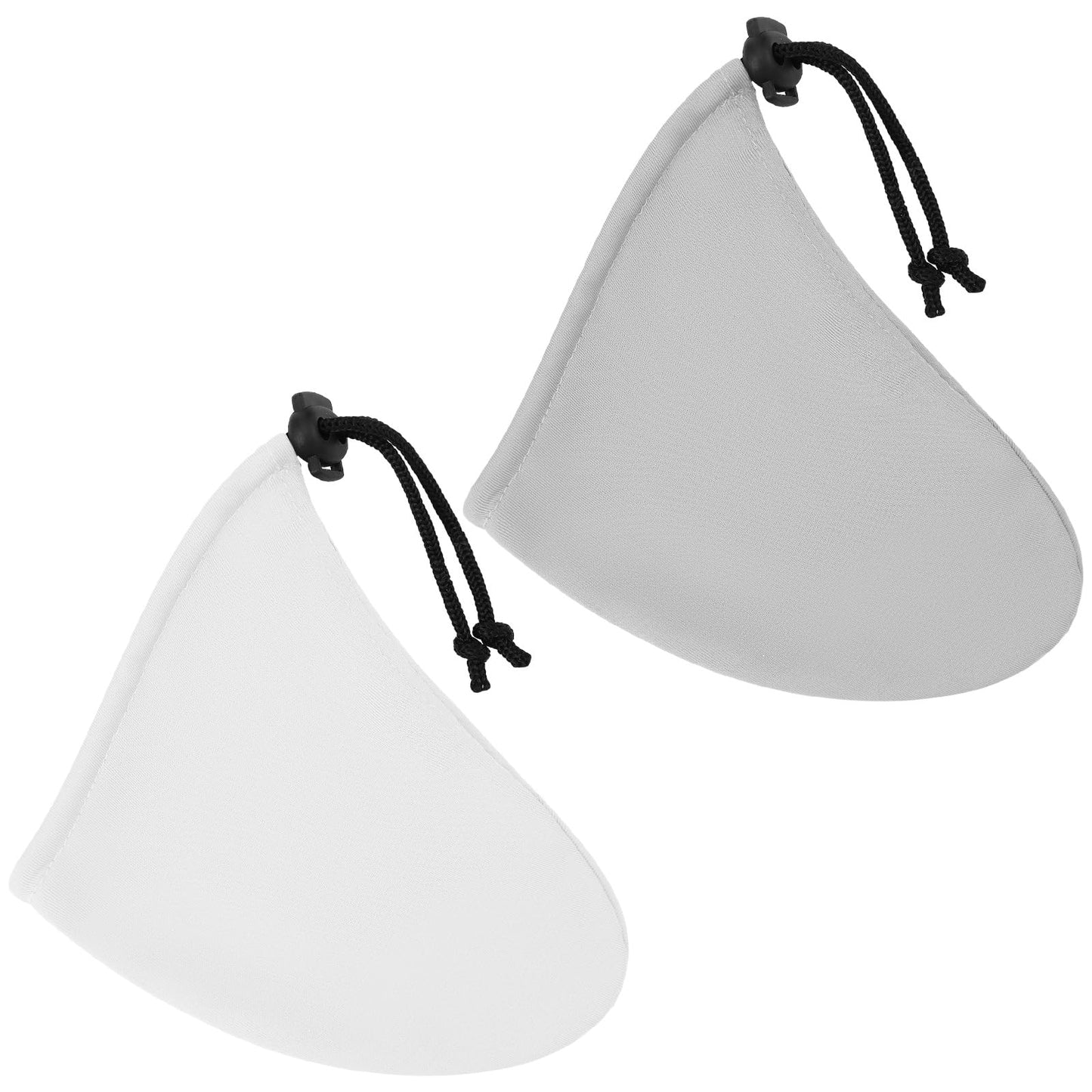Dansydaisy 2 Pcs Men's Tanning Pouch Sun Protection, Tanning Cover for Men (Elegant,Gray,White)