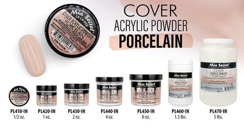Cover Porcelain Acylic Powder Mia Secret (2 oz)
