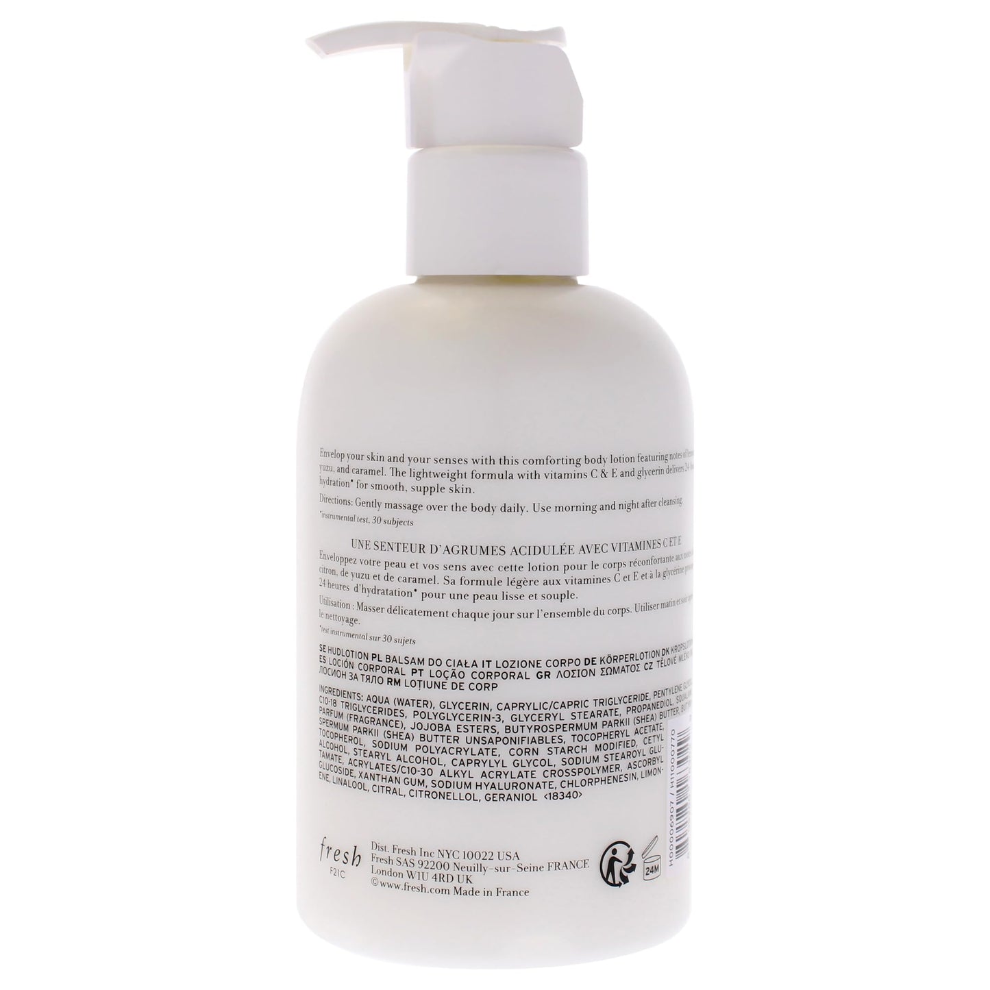 Body Lotion - Sugar Lemon by Fresh for Women - 10 oz Body Lotion
