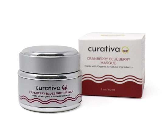 Cranberry Blueberry Masque - Organic Natural Ingredients for Radiant Skin | 2 Oz