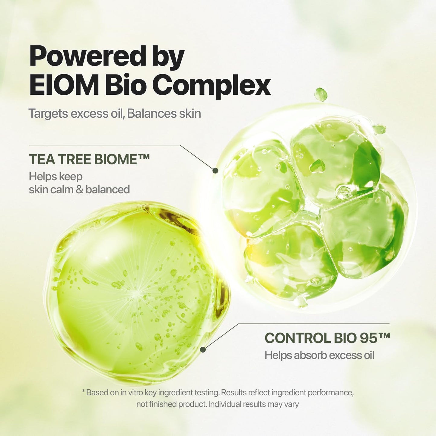 EIOM Trouble Patch Mask – Full Face Sheet Mask for Acne-Prone Skin | Sebum-Absorbing Oil Control, Pore Purifying, Tea Tree Biome, Korean Skincare Acne Face Mask, Hydrocolloid-Infused Sheet (20ml x 4)