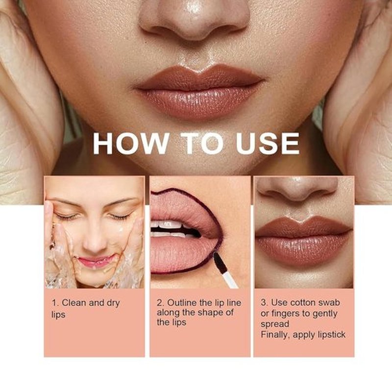Boulari Lip Stain Peel, Boulari Lip Stain,Boulari Lip,Boulari Peel Off Lip Liner Stain Nude,Peel & Reveal Long Lasting Not Fade Waterproof (Mix)