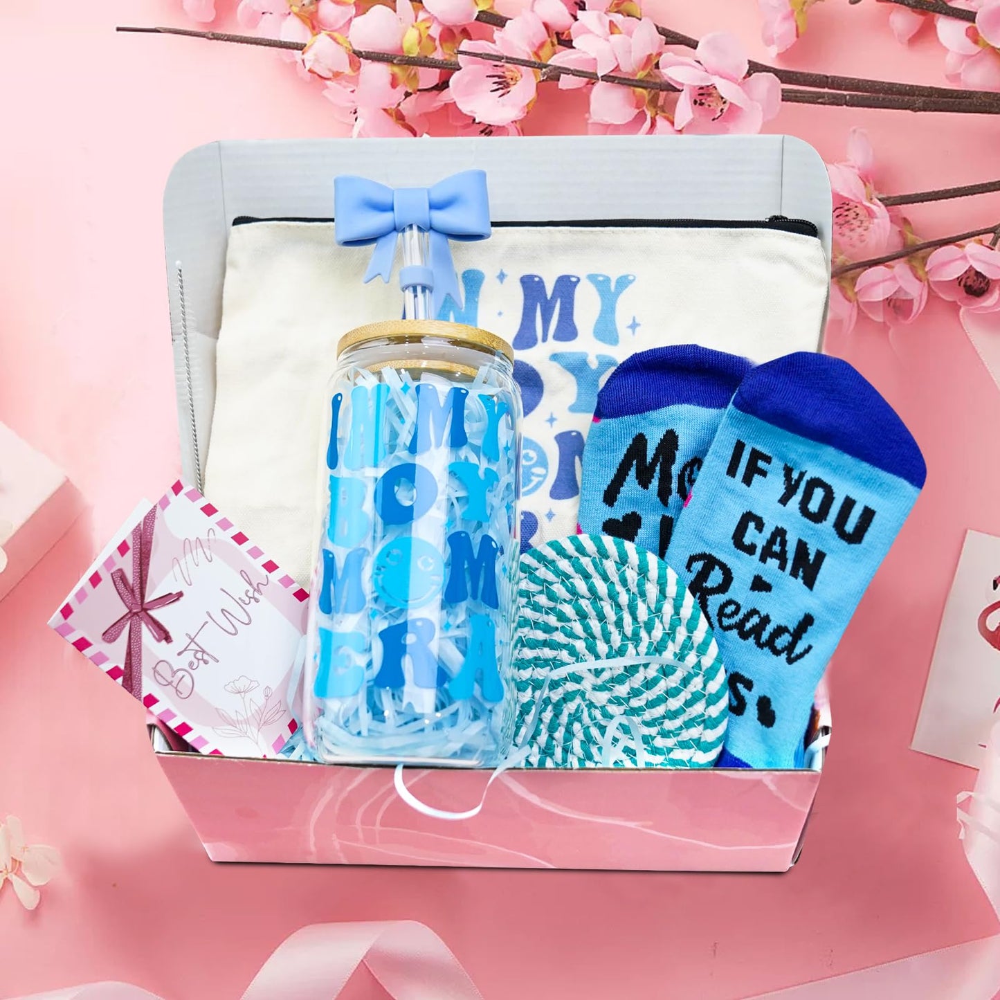 ANOTION Boy Mom Gift Set - Thanksgiving Gifts for New Mom