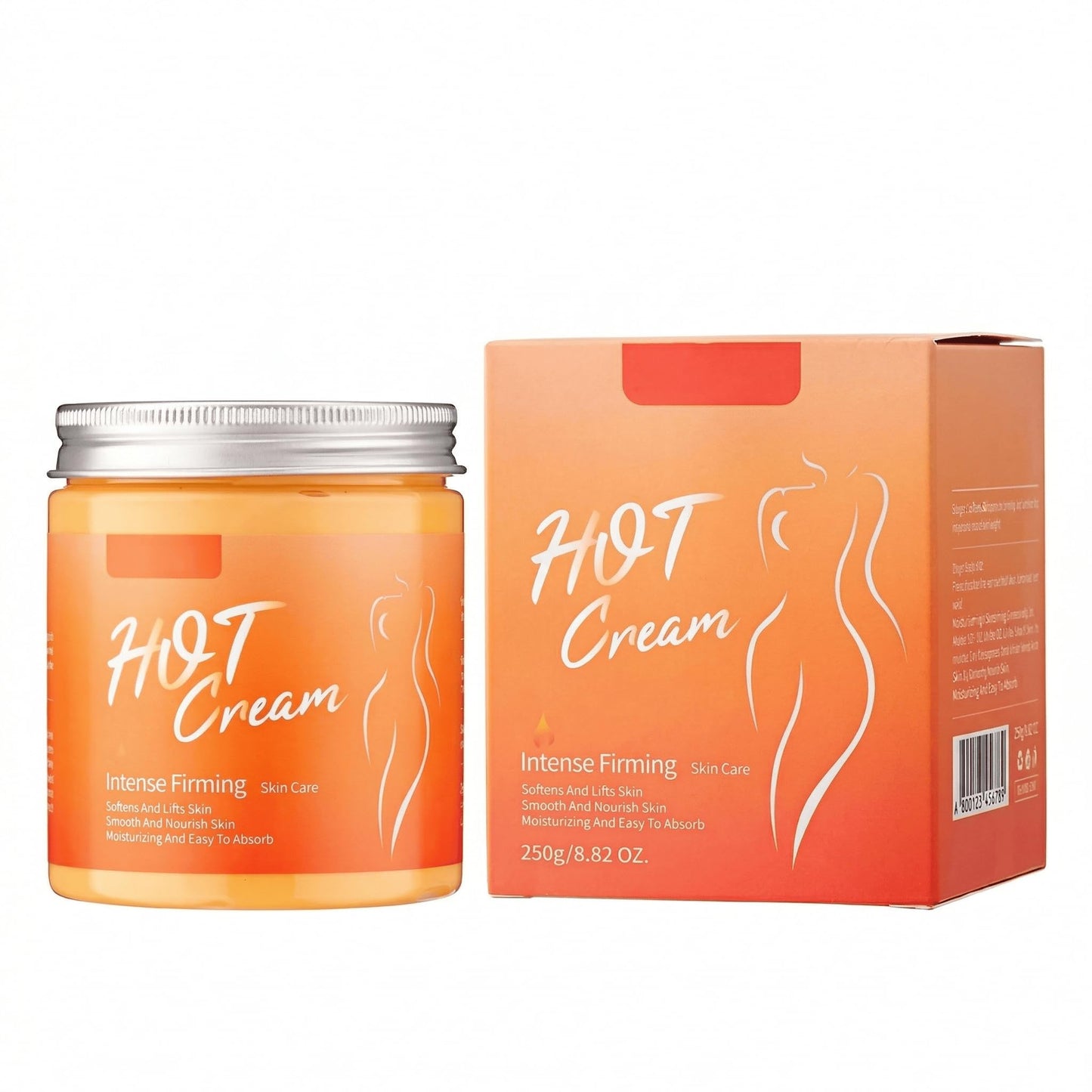 Ganrek Cellulite Cream for Belly & Thighs Warming Sweat Gel for Skin Tightening & Firming, 8.82 oz