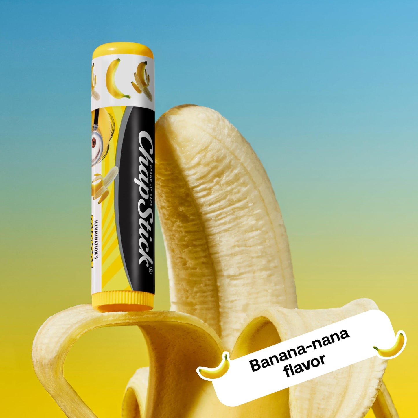ChapStick Lip Balm, Minions Banana Variety Pack (9 Sticks), Party Favors for Kids, 0.15 Oz Ea