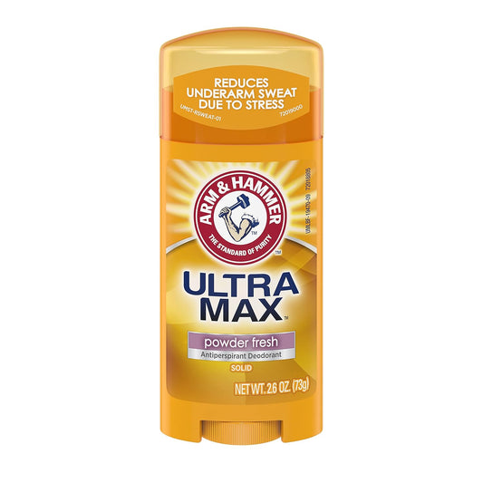ARM & HAMMER ULTRAMAX Anti-Perspirant Deodorant - Powder Fresh, 2.60 oz (Pack of 11)