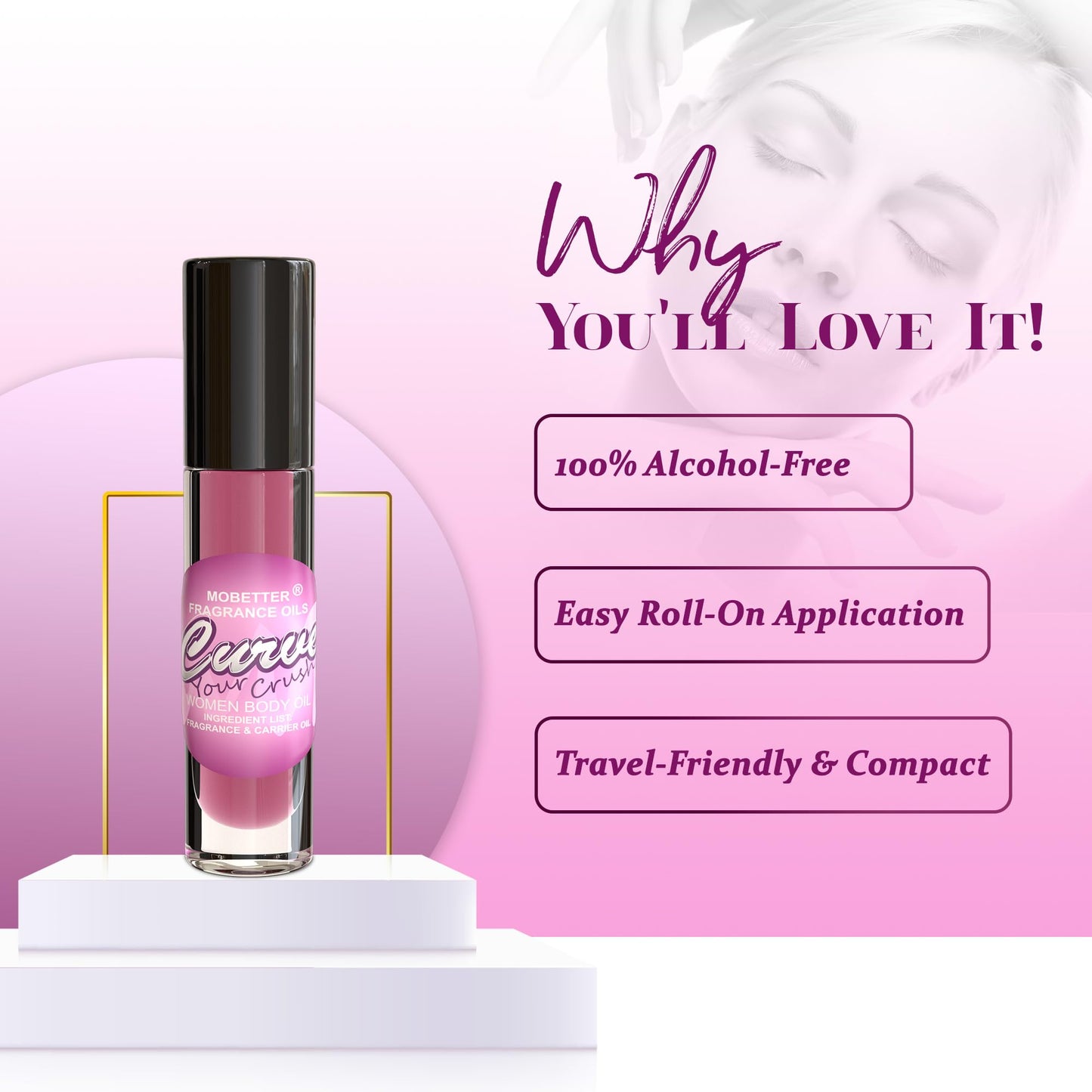 MOBETTER FRAGRANCE OILS Curve Your Crush Women Fragrance Body Oil