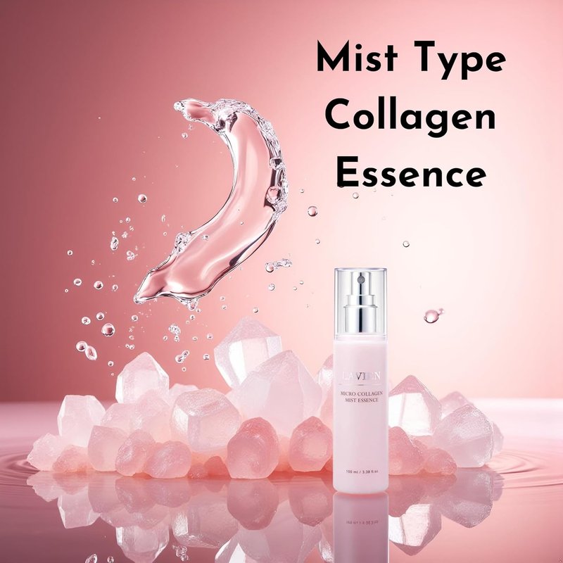 LAVIEN Collagen Face Mist Spray | 62.7% Hydrolyzed Collagen for Hydrated, Plump Skin - 3.38 FL Oz