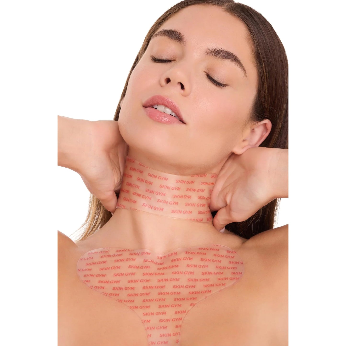 SKIN GYM Reusable Neck Wrinkle Patch – Medical-Grade Silicone Neck Patch to Smooth Fine Lines & Wrinkles, Hydrating Anti-Aging Décolletage Treatment, Reusable Skincare