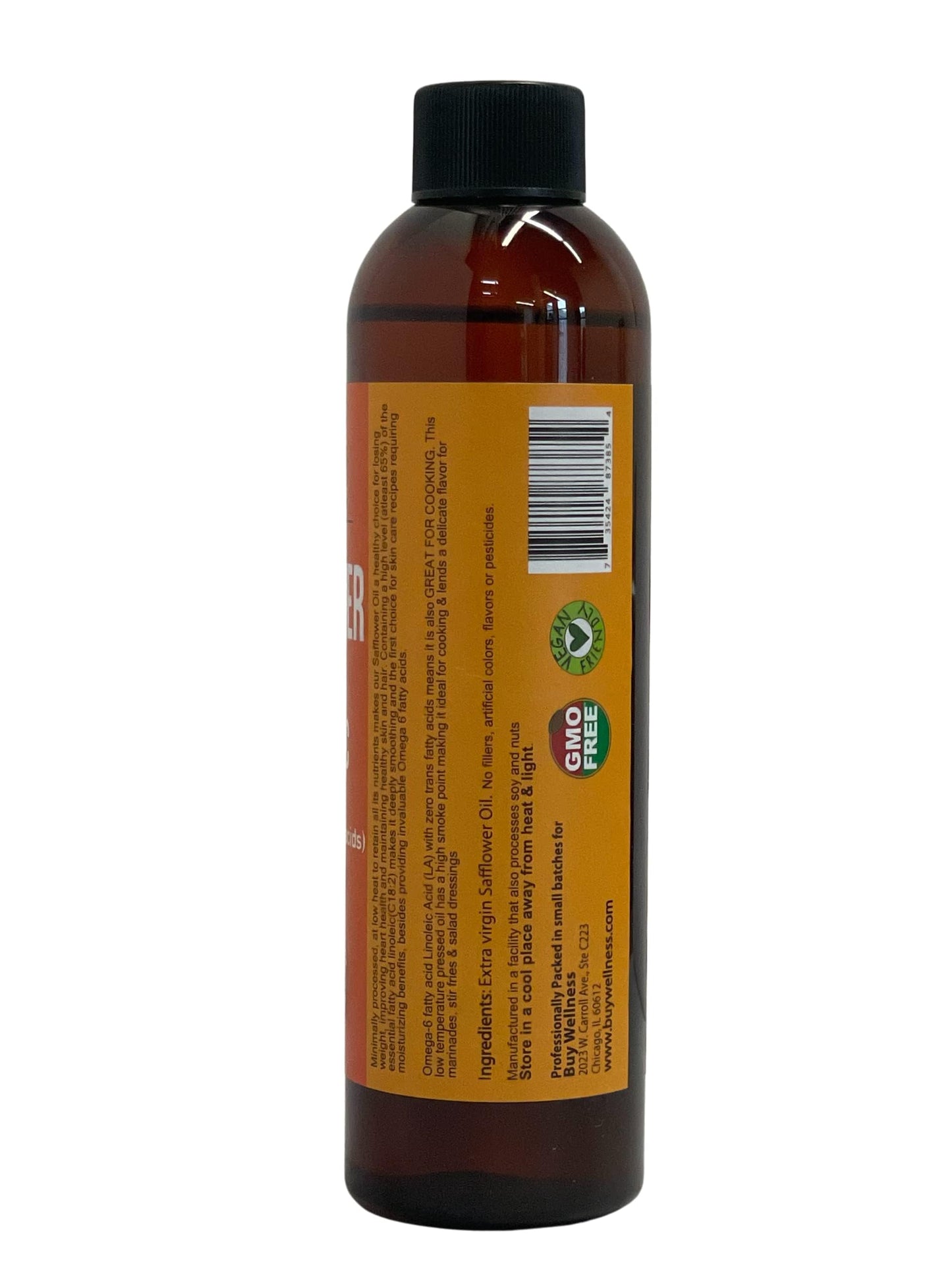 Safflower Oil High Linoleic Acid Cold Pressed Ultra Great Culinary or Fine Face & Skin Moisturizer Anti Aging 8 oz