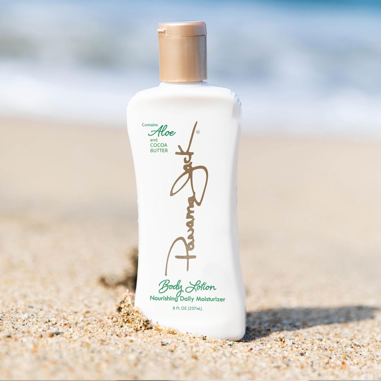 Panama Jack Aloe Moisturizer Lotion - After Sun Daily Skincare , Contains Olive & Hemp Seed Oils with Vitamin E, 8 FL OZ (Pack of 1)