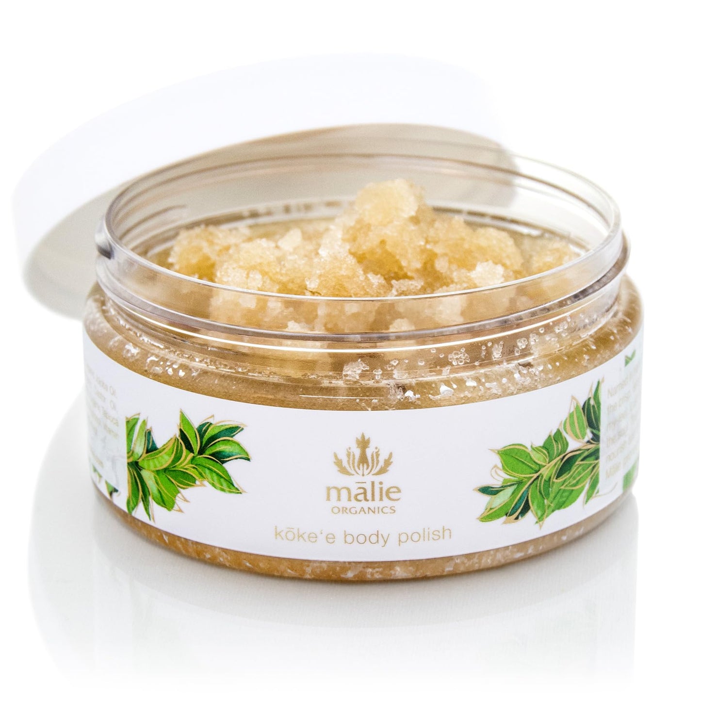 Mālie Organics Body Polish, Kōke‘e Scent, Sugar Scrub Exfoliator, Vegan, 8 oz