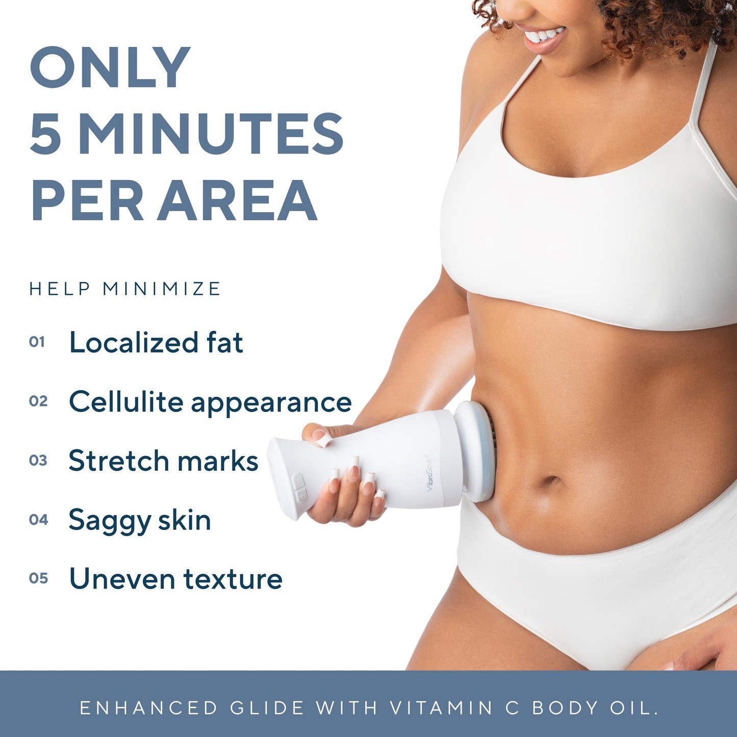 Vibro Sculpt Pro Kit with Pro Pads and Vitamin C – Complete Sculpting Massager Set with pro Pads and Vitamin C Serum Vitamin C Bundle for at-Home Contouring & Body Care
