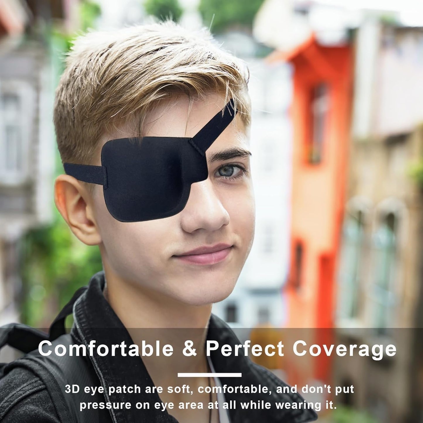 THSIREE 3D Eye Patch, Medical Eye Patches for Adults Kids, 3D Amblyopia Lazy Eye Patches for Right Eye