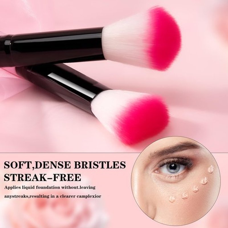 Makeup Brushes, VANDER 32pcs Makeup Brush Set Professional Soft Synthetic Foundation powder concealer blending Make up Brushes, eye shadow blush face brush set, Pink（Cosmetic bag not included）