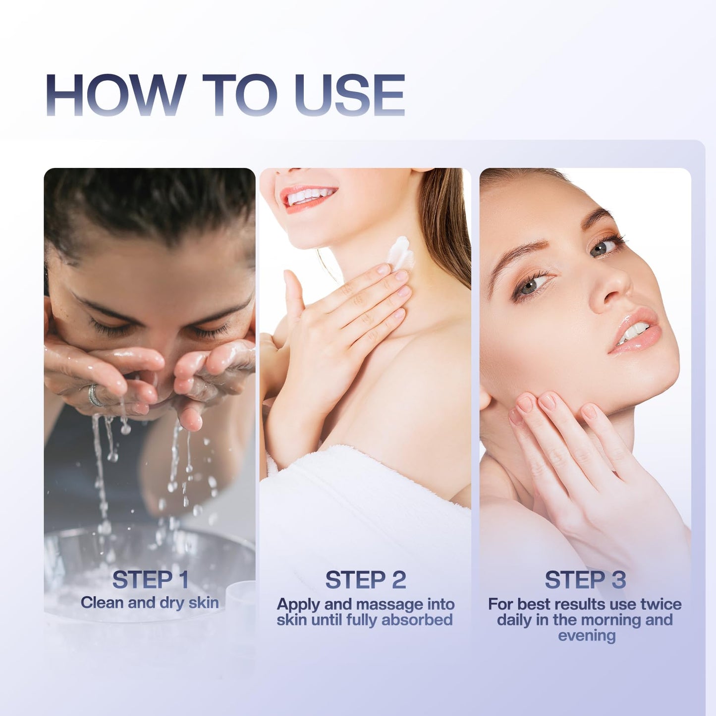 SADOWAY Neck Creams for Tightening and Firming: Anti-Aging Tighten and Lift Neck Firming Cream Hydrating Face Cream Gentle and Effective for an Even Skin Tone and Neck Lift