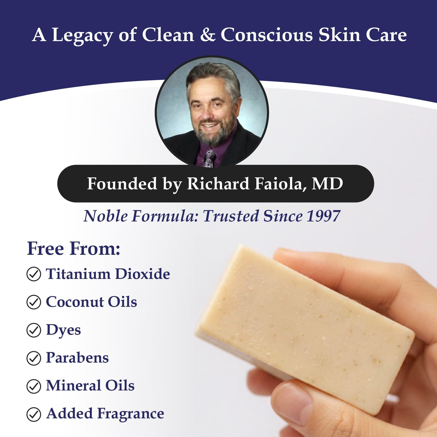 Noble Formula 2% Pyrithione Zinc Activated Charcoal Soap with Shea Butter and Tea Tree Oil - Face, Body and Scalp Deep Cleansing Bar for Oily or Flaky Skin, No Palm Oil, Handmade in the USA, 3.25 oz