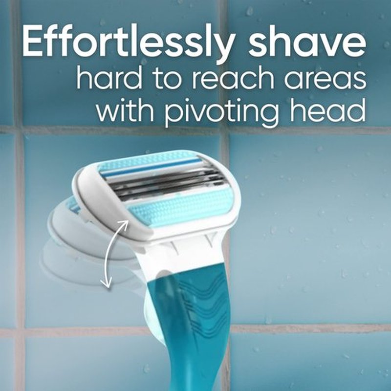 Gillette Venus Smooth Womens Razor, Includes 1 Handle, 2 Razor Blade Refills