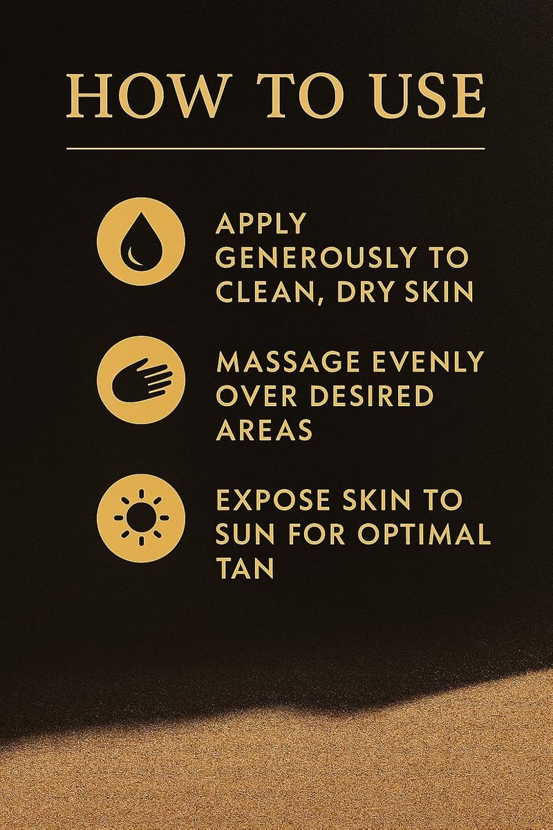 Natural Tanning Cream - Fast-Acting Carrot & Henna Formula for Deep Golden Tan | Moisturizing SPF 0