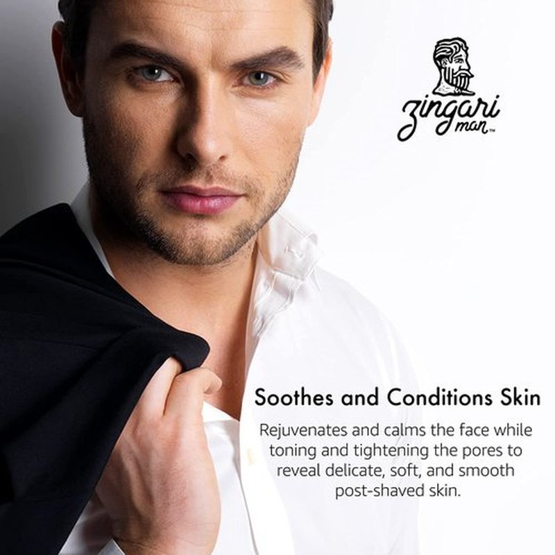 Zingari Man - The Royal Recovery Splash - Mens Skin Care Aftershave Products - Moisturizer and Body Lotion Wash - Hydration Primer With Cologne and Oil Blend - Sensitive Shaving Treatment