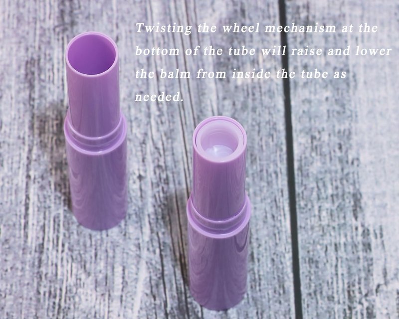 Mini Skater Empty Flavored Lip Balm Tubes - 25 Count | DIY Moisturizing Containers for Women (Purple)