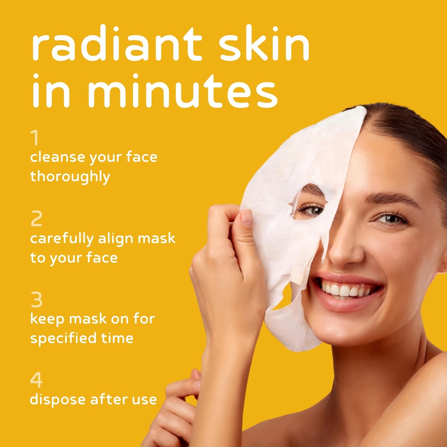 PB & JAY Honey Sheet Mask | Korean Face Mask (1 Count)