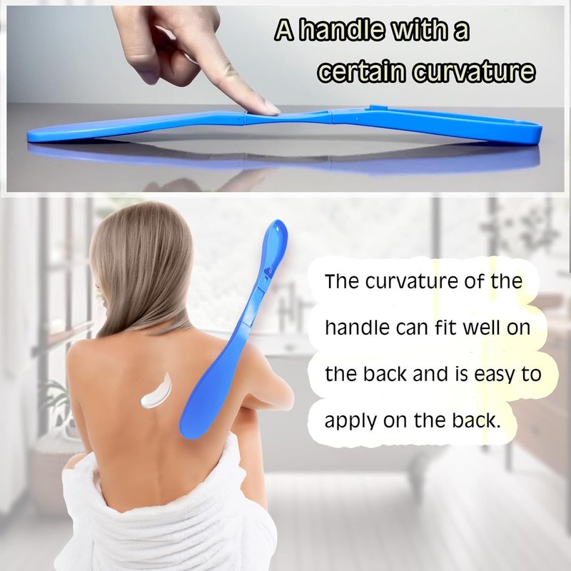 Back Scratcher & Lotion Applicator - Long Handled Sponge for Seniors | Daily Living Aid