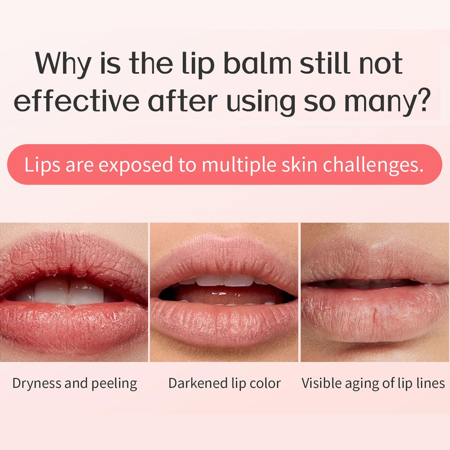 Lip Sleeping Mask - Overnight Repair for Dry, Chapped Lips with Hyaluronic Acid, Vegan & Cruelty-Free, Hydrating, Exfoliating, Non-Sticky, Long-Lasting Moisture