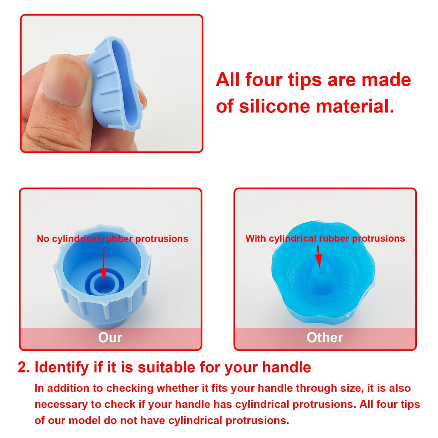 Face Care Skin Beauty Set Hydro Dermabrasion Water Scrub Silicone Tips 4 Pcs For Elitzia ET89 ETLB246 Or ETLB248 Beauty Machine