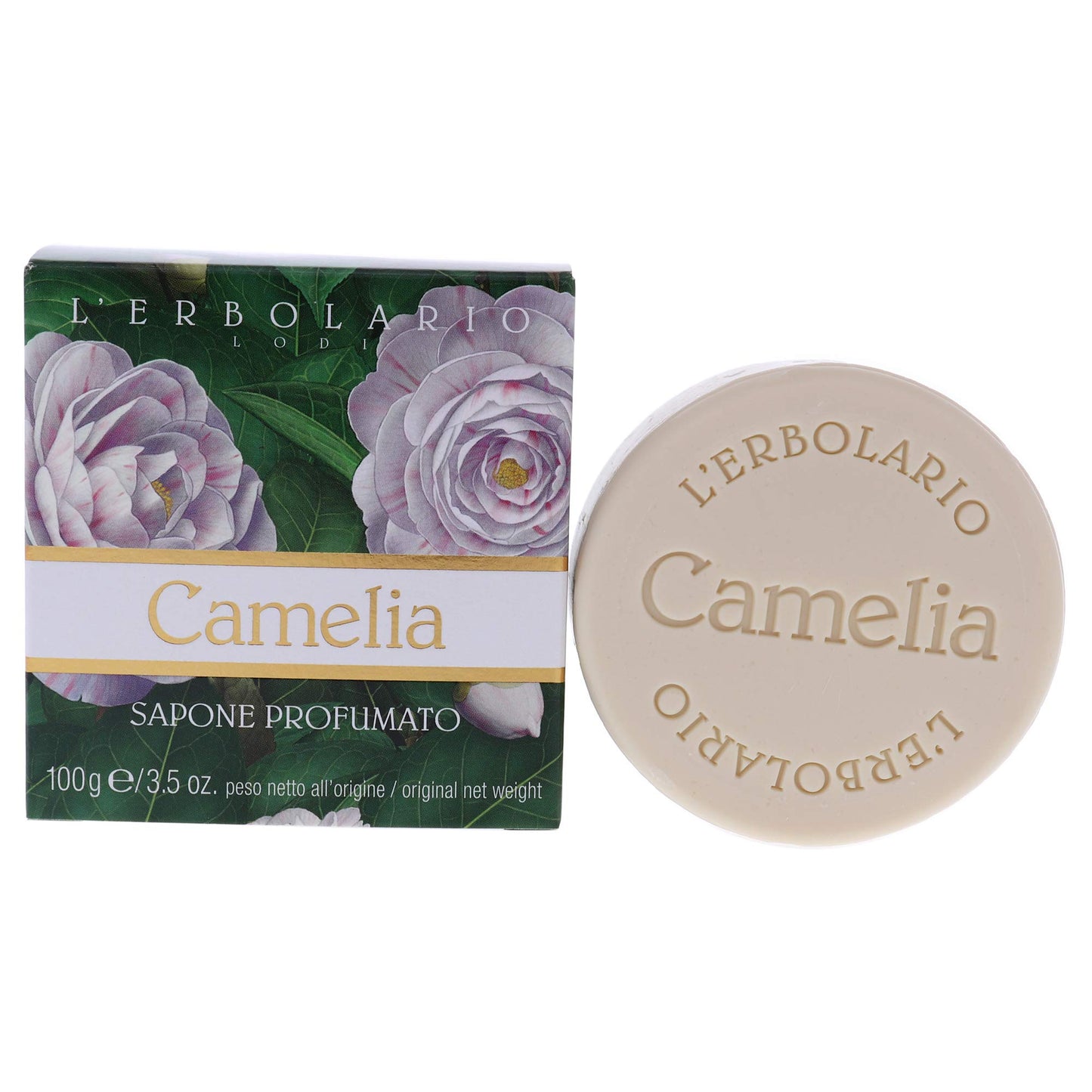 L'Erbolario Camelia Perfumed Soap by for Unisex - 3.5 oz Soap