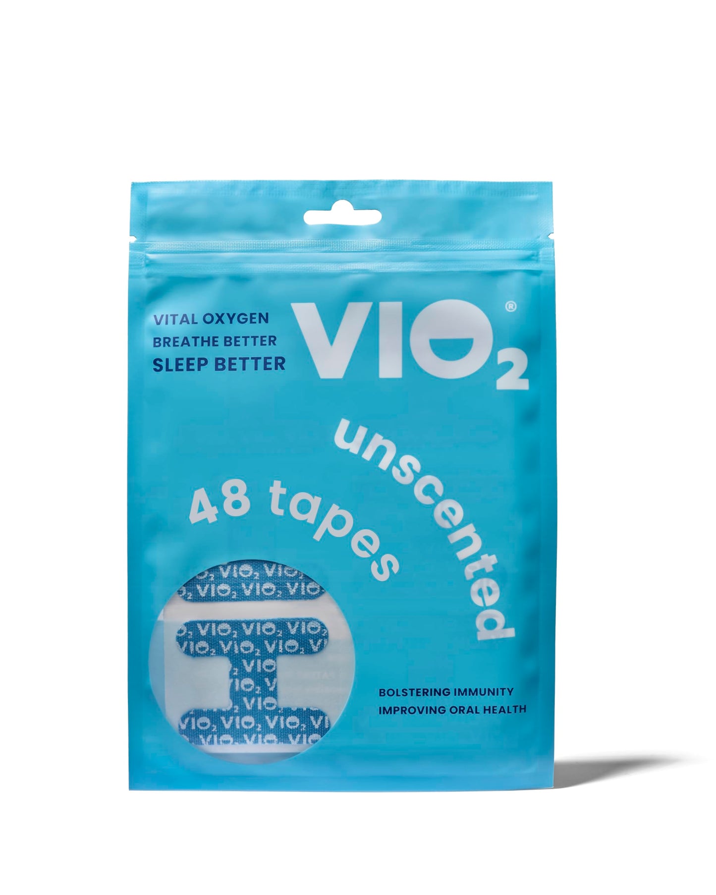 VIO2 Premium Tape [48 Count] Hypoallergenic, Latex Free, PFAS Free [Made in the USA]