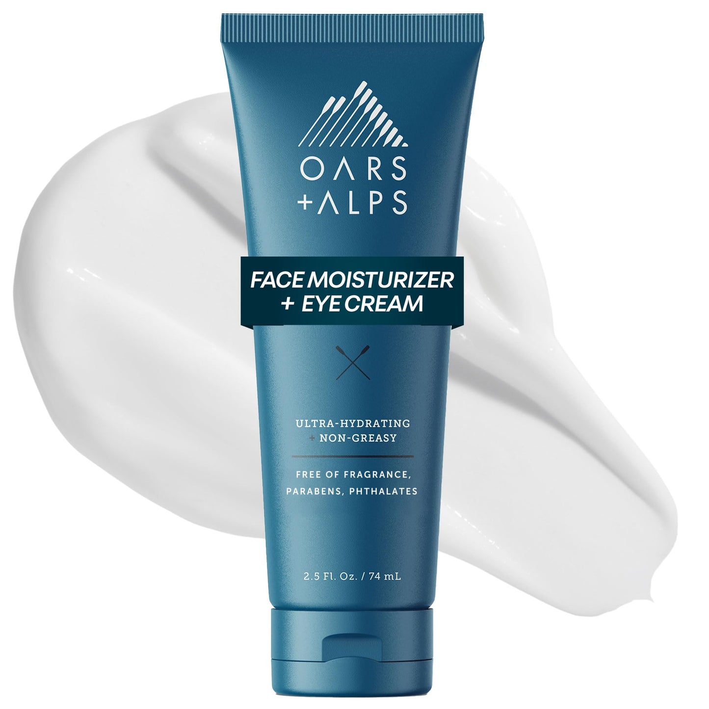 Oars + Alps Anti-Aging Face Moisturizer & Eye Cream, Hydrating Skin Moisturizer with Shea Butter and Jojoba Oil, Lightweight, Non Greasy, Vegan, Gluten Free